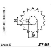 Reťazové koliečko JT JTF 568-17 17T, 530